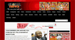 Desktop Screenshot of globalnewsnig.com