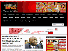 Tablet Screenshot of globalnewsnig.com